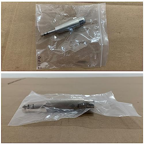 Hztuang XLR-adapter med 6,3 mm (M) minitelefonuttag silver