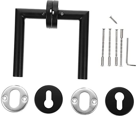 DOITOOL Serrure De Porte Silencieuse Acier Inoxydable Verrou De Poignée Pour Chambre Sécurité Pour Porte Intérieure