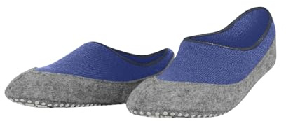 FALKE Stoppersocken Cosyshoe Invisible W Hp Wolle rutschhemmende Noppen 1 Paar, Blau Water 6550, 39-40