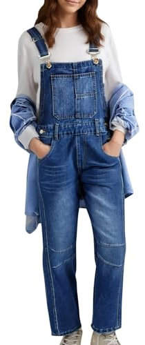 Jumpsuit Damen Elegant, Lang Latzhose Damen Sommer Ärmellos Overall Einteiler Sexy Romper Sport Arbeitslatzhose High Waist Baggy Playsuit Sommerhose Leicht Einteilig Damen Jumpsuit Strand Latzhose