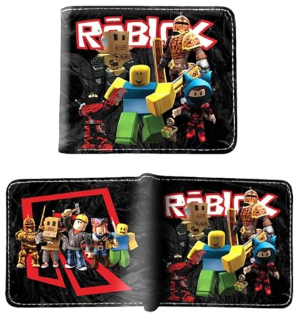 Yoimckay Cartera De Los Niños De Dibujos Animados, Niño Juego Billetera, Cartera Plegable Niño, Cartera De Cómics De Moda, Monedero De Cuero PU, Personalizado cartera