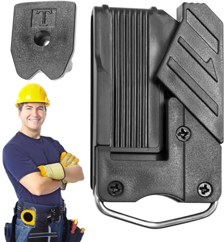 Clip Para Cinta Métrica, Clip Portátil Para Metro En Cinturón, Organizador De Herramientas Con Gancho Resistente Para Electricistas Carpinteros Actividades Outdoor Escalada