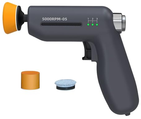 Mini lucidatrice per autoveicoli - Ceratrice compatta da 12 V, lucidatrice portatile ergonomica, rifinitrice per superfici lisce, strumento leggero per la cura 'auto, motore durevole | Dettagli au
