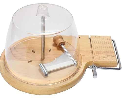 Cortador giratorio de queso y máquina de flores | Cortador de acero inoxidable 2 en 1 para tablas de embutidos y decoración de chocolate