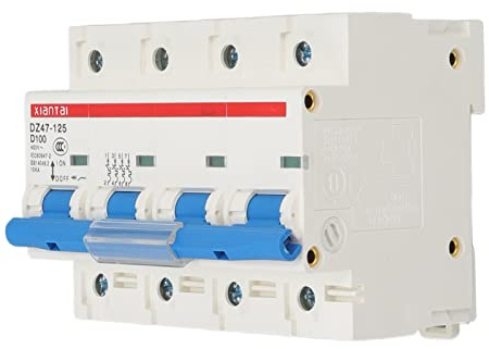 Interruptor automático pequeño DGLDCSHUAI 4P 100A 400V Alimentación Retardante de llama Interruptor automático miniatura de bajo voltaje tipo riel
