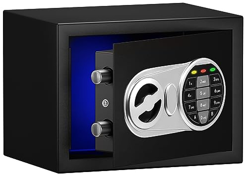 Cassaforte da hotel con sensore di luce sicurezza con tastiera digitale elettronica cassaforte in acciaio struttura nascosta con serratura parete o armadio design di ancoraggio per ufficio casa hotel