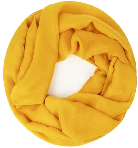 Glamexx24 Loop Schal Damen Schlauchschal Unifarbener Rundschal Halstuch für Frühling, Sommer, Herbst, Winter