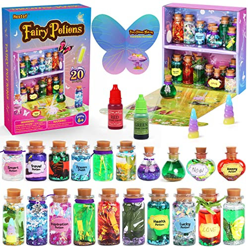 Fairy Potions Kits for Kids, Magic Dust Potions Kit - Creative Gift Craft Toys