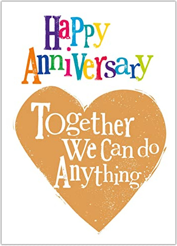 Danilo Promotions LTD Glückwunschkarte zum Jahrestag, Happy Anniversary Celebration, Best Wishes On Your Anniversary