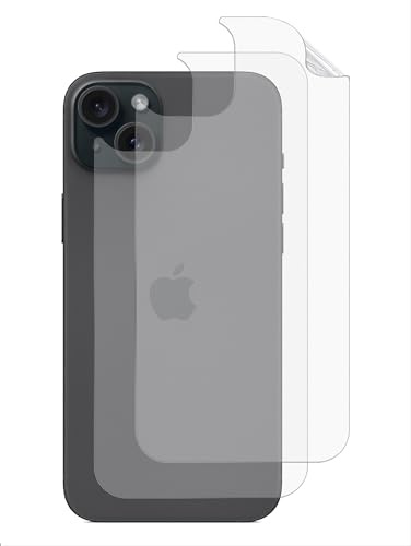 GIOPUEY Pellicola Protettiva Retro per iPhone 14, Consistenza Opaca Anti-Impronta TPU Sottile Materiali di Alta qualità iPhone 14 Retro Pellicola - Translucent 2 Pezzi