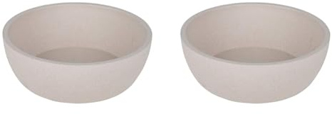 District 70-5351 - Bamboo Hundenapf - Merengue - Small: 14 x 14 x 5, 2 cm (570 ml) (Packung mit 2)