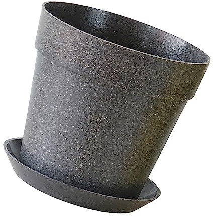 Kisangel 2stücke Blumentopf Mit Untertasse Für Büro Und Zuhause Mit Drainageloch Für Pflanzen Atmungsaktiv Und Umweltfreundlich