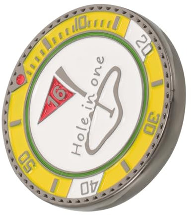 Anneome Golfball Positionsmarker Kunststoff Runder Ballmarker Verschleißfest Hoher Präzision Golf Zubehör Für Golfsport Outdoor