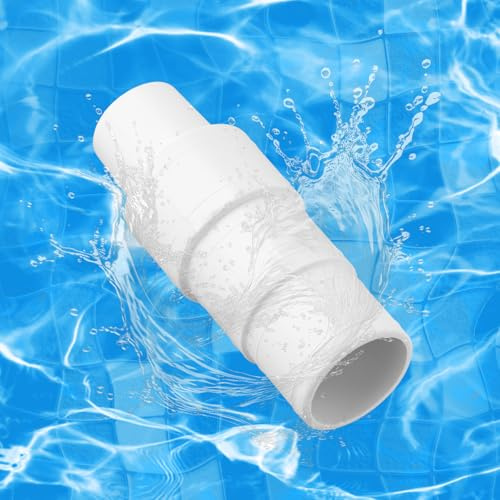 PEUTIER 10,16cm Adaptateur de Tuyau d'Aspiration de Piscine, Raccords de Tuyau d'Aspiration de Piscine Connecteur de Tuyau de Piscine Raccord Tuyau de Piscine pour Piscines Intex Entretien Piscine