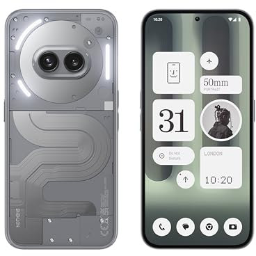 Nothing Phone (2a) Plus 12+256GB - Unlocked mobile phone with 50 MP front camera, 50W Fast Charging OS 2.6 - Grey