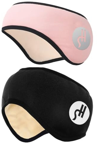 2 schalldichte Ohrenschützer, Ohrenwärmer, Schlafmaske, Kopfband, verstellbare Geräuschunterdrückung, Make-up-Kopfbedeckung