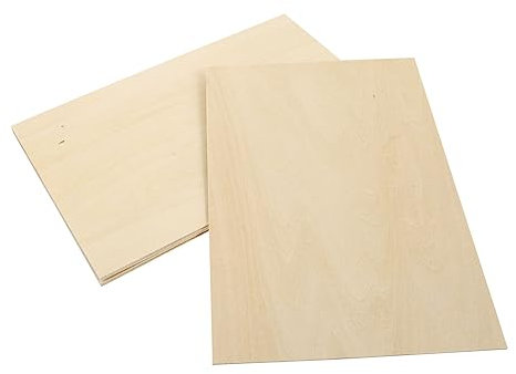VILLFUL 5stücke Blanko Holzplatten Für Pyrographie Und Sandmalerei Für Und Handwerksprojekte Unbeschichtet Und Anwendung