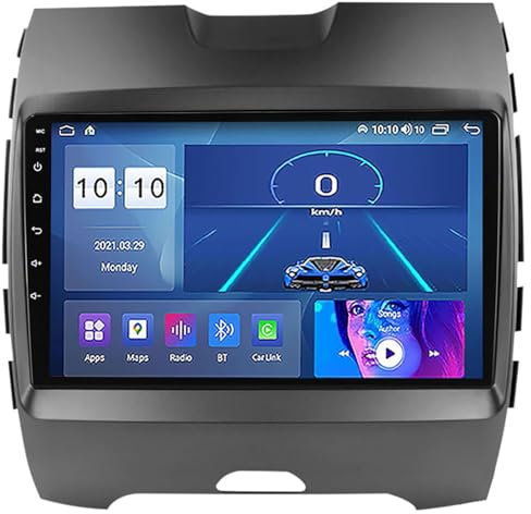Generico Autoradio Touchscreen Android 12.0 per F-ORD Edge 2015-2019 Navigazione satellitare GPS 9'' Touchscreen Lettore multimediale Dvd Ricevitore FM BT Tracker con 4G 5G WiFi SWC DSP Carplay M300S