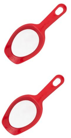 Cabilock 2pcs Handheld Mesh Flour Sifter Sifting Strainer Stainless Steel Sifter for Home Baking
