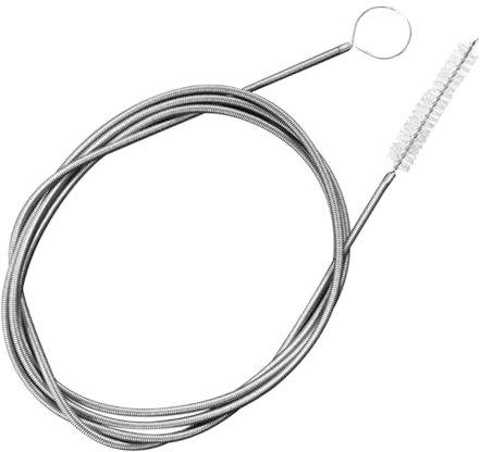 1 PCS Flexible Feeding Tube Cleaning Brush,Drain Unblocker Tool,Slim Drain Hole Cleaning Tool Hose Pipe Cleaning Brush for Refrigerator Drain Pipe, Kitchen Sink, Shower Drain Pipe etc(150CM,White)