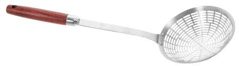 Garneck Mestolo in Acciaio Inossidabile, Colino A Maglie Larghe Per Frittura E Pentola Calda, Cucchiaio Multifunzionale E Resistente Per Uso in Cucina