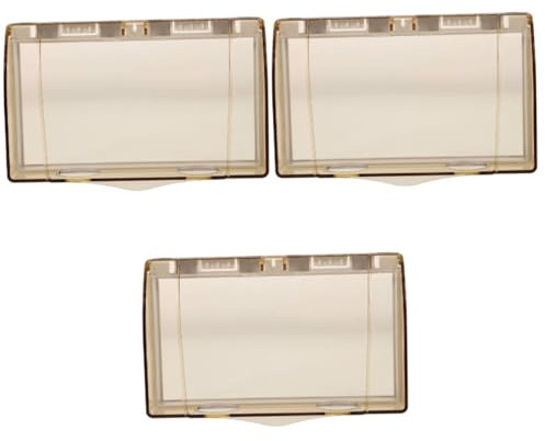 SHINEOFI 3 Pezzi Copriprese Elettriche Adesivo per Bagno Protezione per Prese con Design Facile da Installare e Rimuovere