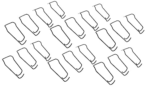 Milisten 20 Piezas Hebillas De Resorte Para Invernadero Hebillas De Montaje Para Soportes De Jardín Metálicas Para Uso Bricolaje El Jardín Accesorios De Jardinería