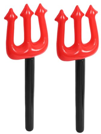 YYZTXF 2 Piece PVC Devil Fork Halloween Props for Costume Accessories And Stage Performance
