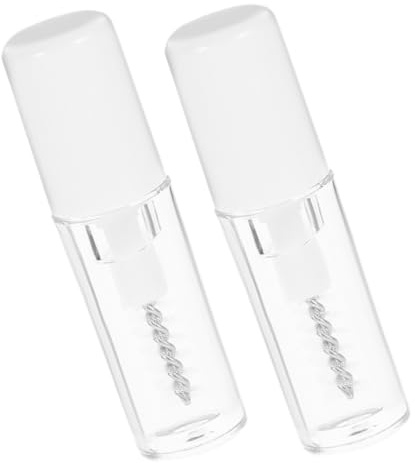 Gel de Fixation pour Cils 2 Pièces, Format Mini, Plastique | Étanche, Retrait Facile, Lot de 2, Usage Maquillage, Salon ou Domicile