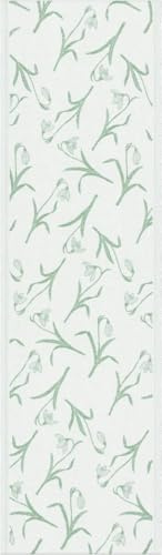 Ekelund Tischläufer Snödroppe 35x120 cm Baumwolle-Leinen-Mix