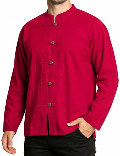 PANASIAM ShirtBEN-5Button, red XL