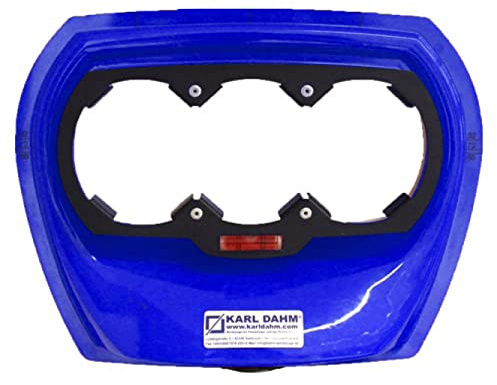 Karl Dahm® Dust Butler Universal 12075 – Staubfreie Bohrloch-Absaughilfe & Bohrlehre bis Ø 82 mm – Trockenbohren, Fliesen, Naturstein, Baustelle, Absaugung