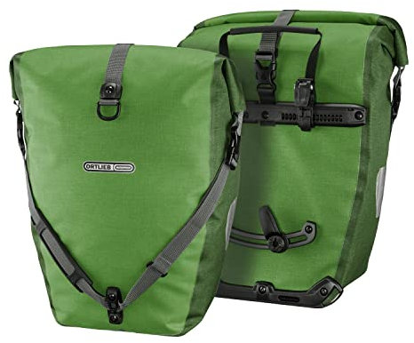 Ortlieb Back-Roller Plus Satteltasche, Kiwi - Moss Green, 42 x 32 x 17 cm, 2x20 L