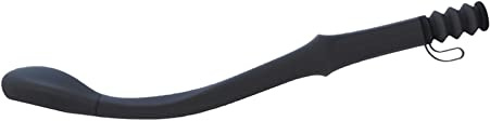 jojomis Essuie-glace long et confortable pour papier toilette, 38,1 cm, pour salle de bain, noir