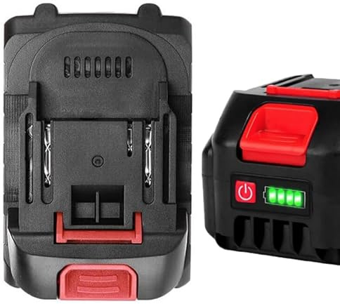 Batteria di Ricambio 4000 mAh, per Dispositivi Elettrici come Sega, Motosega, Smerigliatrice,con Powercheck, Batteria di Ricambio da 4,0 Ah