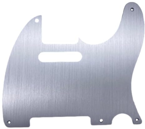 Gitarren-Pickguard mit 5 Löchern, Tele-Stil, Aluminium, eloxiert, Schlagbrett für USA/Mexiko, Fender, Telecaster-Gitarre