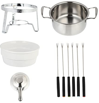 OFFSCH Olla Para Fundir Queso Inoxidable Duradero Para Calentar Helado Tapas Leche Dulces Etc Fácil De Limpiar