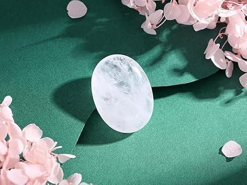 2 Piedras De Cristal, 2 Bolsas De Joyería, Piedras De Curación Ovalada, Piedras De Cristal Creativas De Energía, Piedras De Curación De Cristales Convenientes Al Aire Libre.