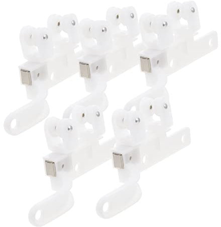 Vaguelly 5paare Magnetische Vorhangschienen Gleitschienen Mit Automatischem Schließmechanismus Für Einfallendes Licht Und Einfache Installation Für Raumgestaltung