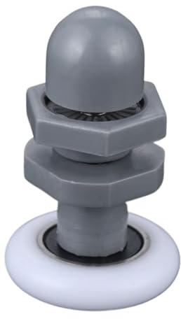 DUANSIYU Roulette Douche 1 poulie en Plastique ABS de 26 mm for Porte coulissante, roulement à Rouleaux for Cabine de Douche Roulette Porte Coulissante Douche