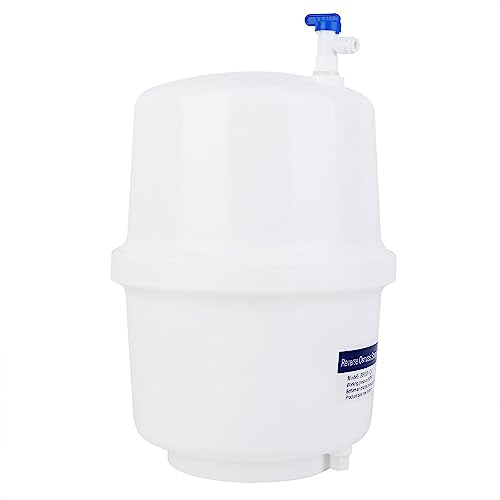 Tanque de almacenamiento de agua presurizado de 3,2 galones, material grado alimenticio, con válvula de bola
