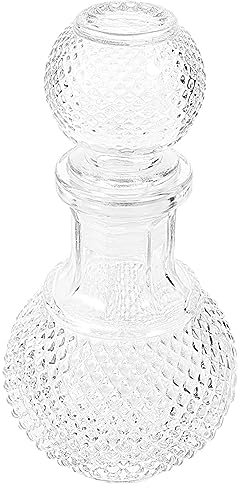 LIGIGWASH Bouteille Verre Transparent Décanteur Créatif Épais Pour Whisky Et Vin Carafe Et Décorative Pour Emballage De Liqueur