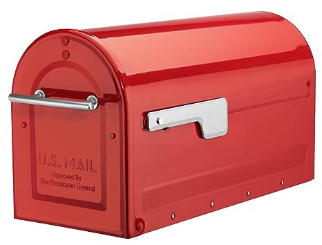 ARCHITECTURAL MAILBOXES 7900-7R-SR Boulder Briefkasten, rot