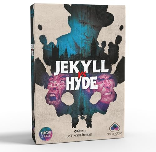 Jekyll vs Hyde Kartenspiel für 2 Spieler ab 14 Jahren von Nice Game Publishing, 4 x 12,8 cm, ohne Batterien