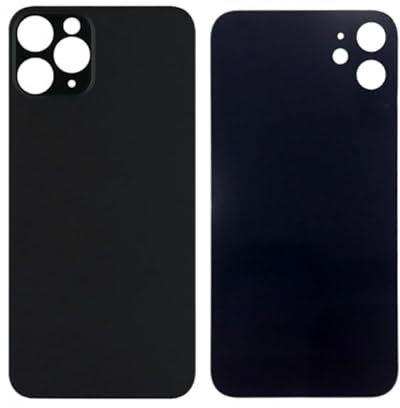 Coperchio della batteria per Apple iPhone 11 posteriore in vetro ricambio per retro nero
