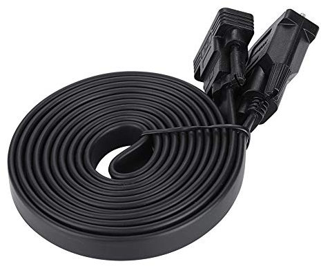 KOSDFOGE Cable DVI a VGA, Cable Convertidor de Adaptador Macho 1080P, Cable Adaptador Activo DVI 24 1 a VGA