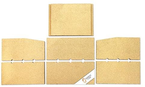 Feuerraumauskleidung - Passend für Fireplace Beni A** & weitere Kaminöfen Modelle inkl. Modellübersicht - für Verschiedene Kamin & Ofenmodelle - Kaminofenauskleidung aus Vermiculite - passgenau