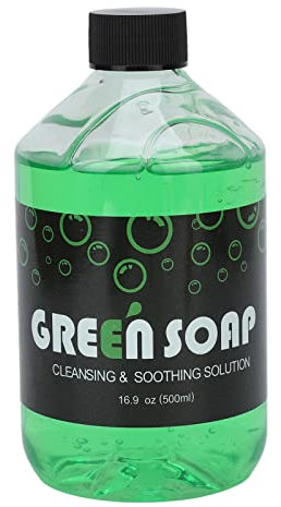 Savon Vert De Tatouage, Solution De Savon Vert Nettoyant Pour Tatouage 500 Ml, Savon Vert Doux Et Sûr Pour Salon De Tatouage Professionnel Pour Novice