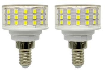 Hope lamps E12 10W 85-265V Mushroom-Shaped lamp Non Flickering LED Energy-Saving Light Source 1000LM(2pcs) 10W ColdWhite