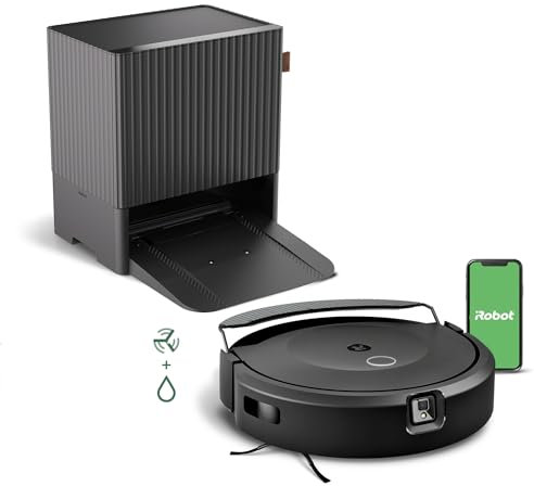 iRobot Roomba Combo 10 Max Robot Vacuum and Mop + AutoWash Dock (x0850) - Multi-Functional Base, Refills Bin, Washes & Dries It's Mop Pad, Self-Emptying, Auto-Retract Mop Pad, Avoids Obstacles